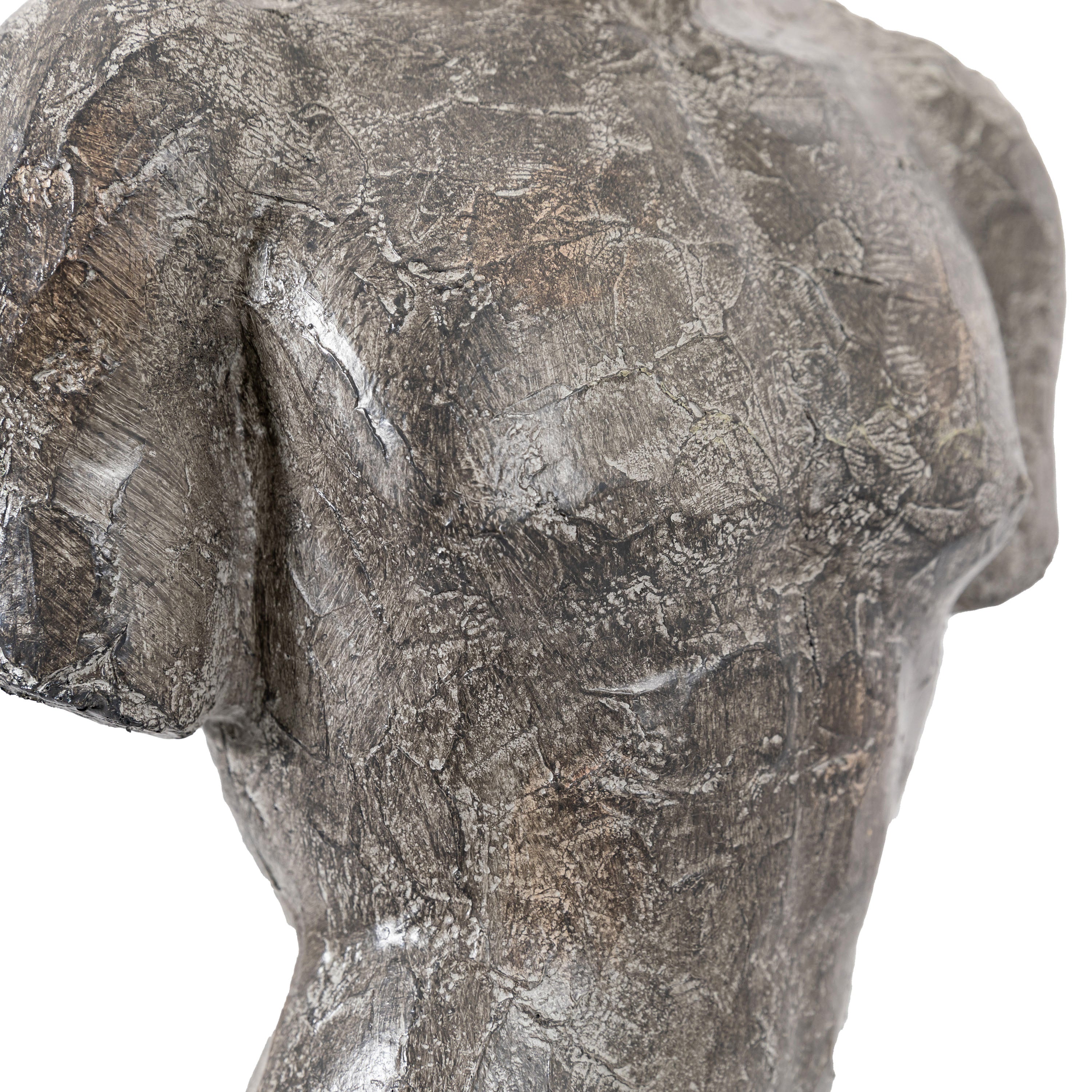Adonis Grey Stone Male Sculpture Large